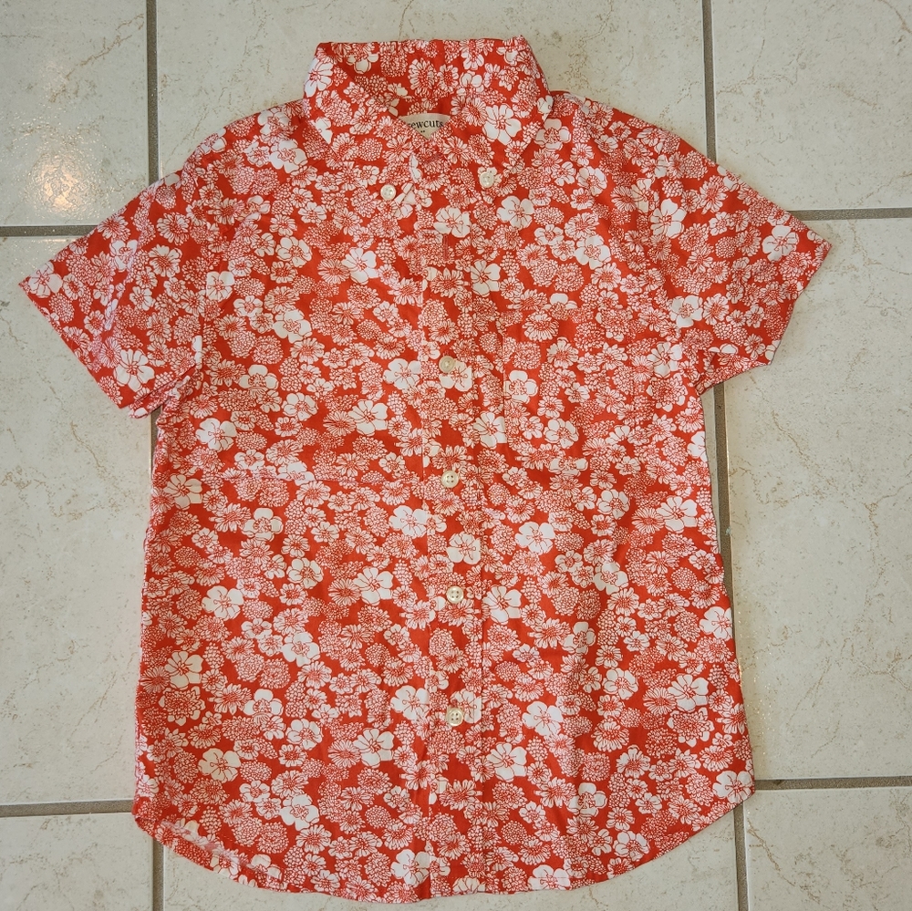Crewcuts button-down floral shirt